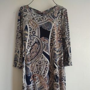 S & S Women Blouse with necklace.